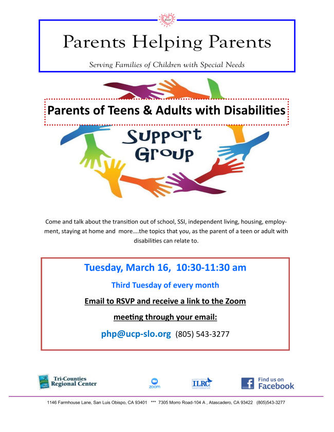 Parents of Teens & Adults with Disabilities
