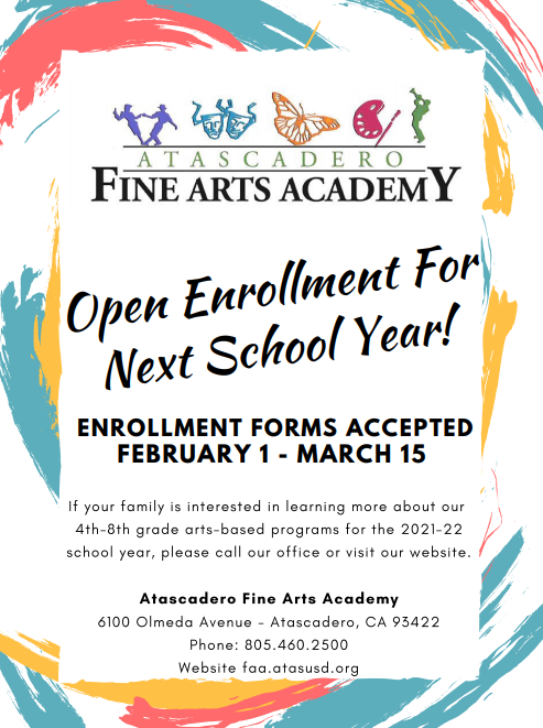 Fine Arts Open Enrollment